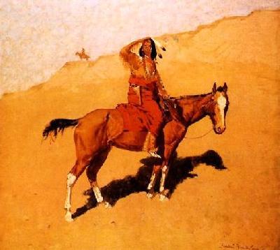 Frederick Remington Scout Germany oil painting art